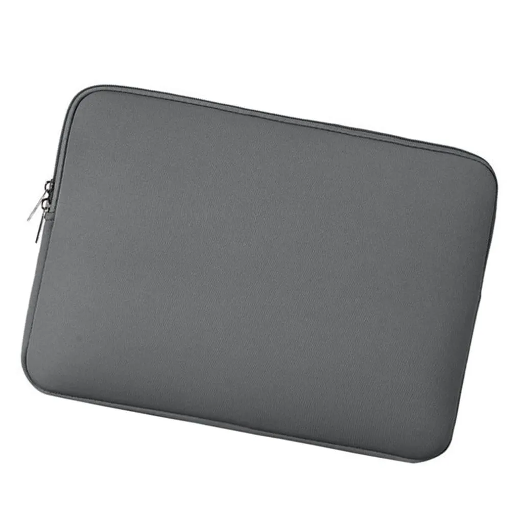 13 inch Tablet Laptop Sleeve Case Bag Cover Zipper Pouch For iPad Gray