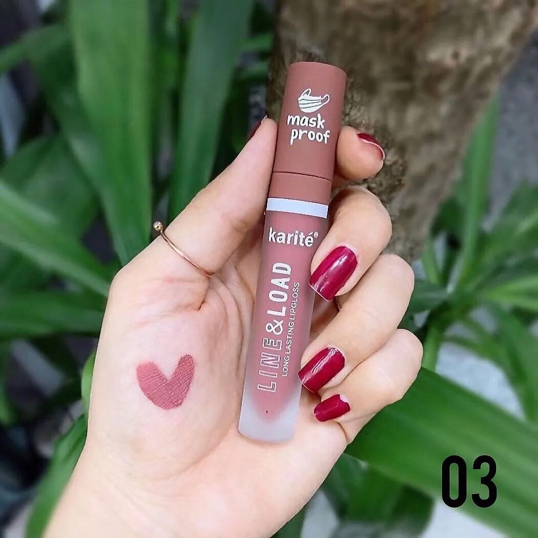 6pcs Highly Pigmented Matte Waterproof Lipgloss