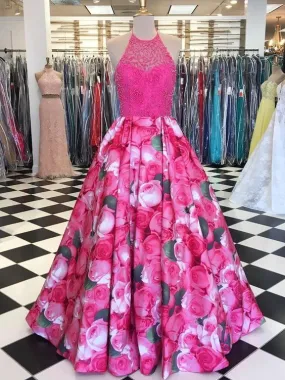 a line spaghetti straps floral prom dress 2025 floor length long prom dresses evening dress