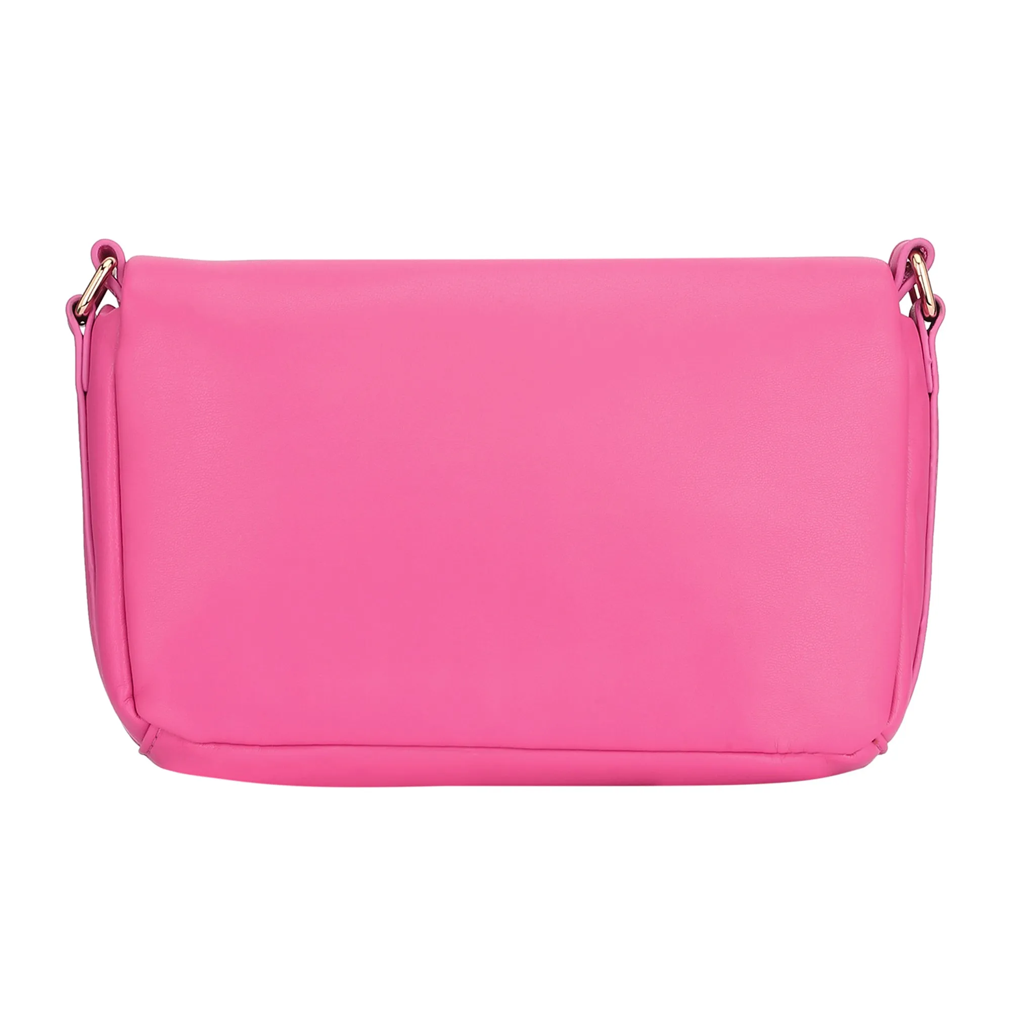 Accessorize London Women's Fuchsia Puffer Cross Body Bag