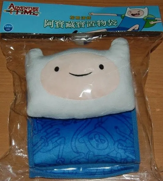 Adventure Time Taiwan Hi-Life Limited Finn the Human Ver 30" Storage Hanging Bag Plush Doll Figure