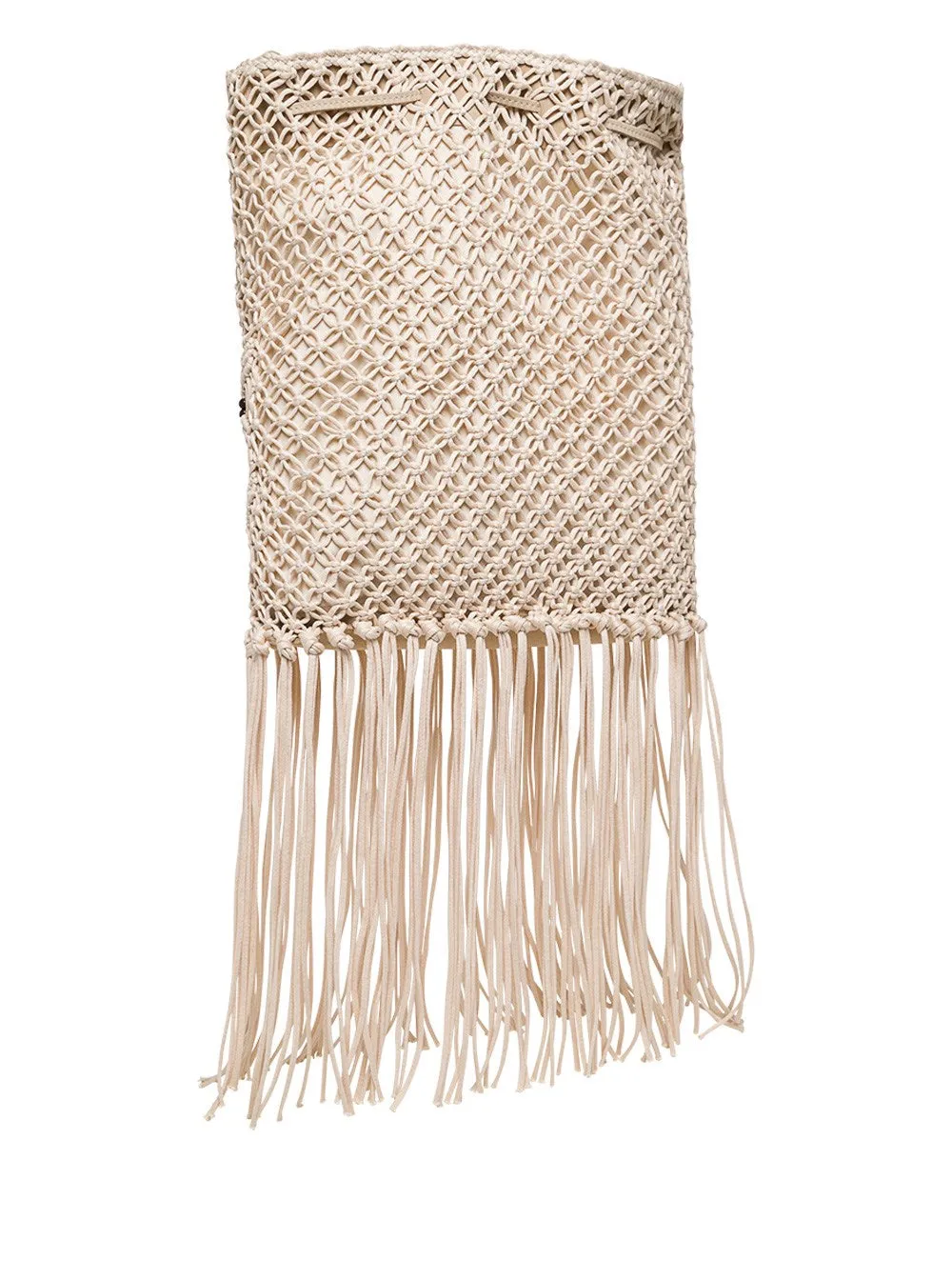 Alberta Ferretti Braided Fringe-Detail Shoulder Bag