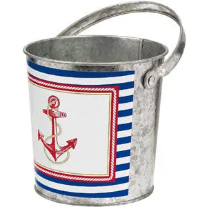 Anchors Aweigh Galvanized Bucket 4 3/4in