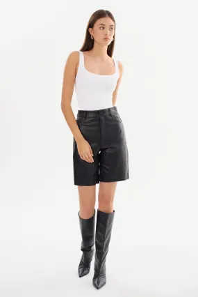 ARAE | Faux Leather Shorts