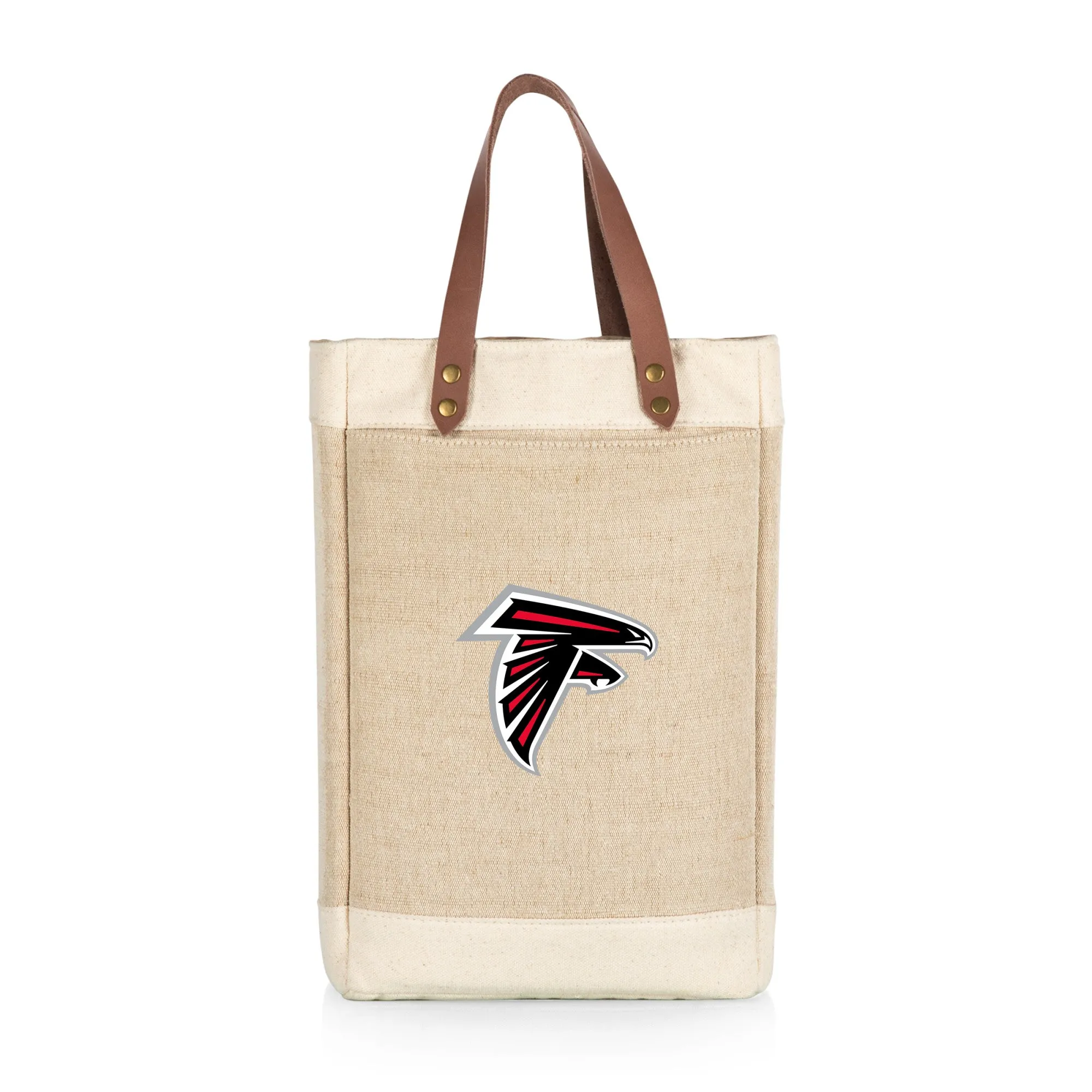 Atlanta Falcons - Pinot Jute 2 Bottle Insulated Wine Bag