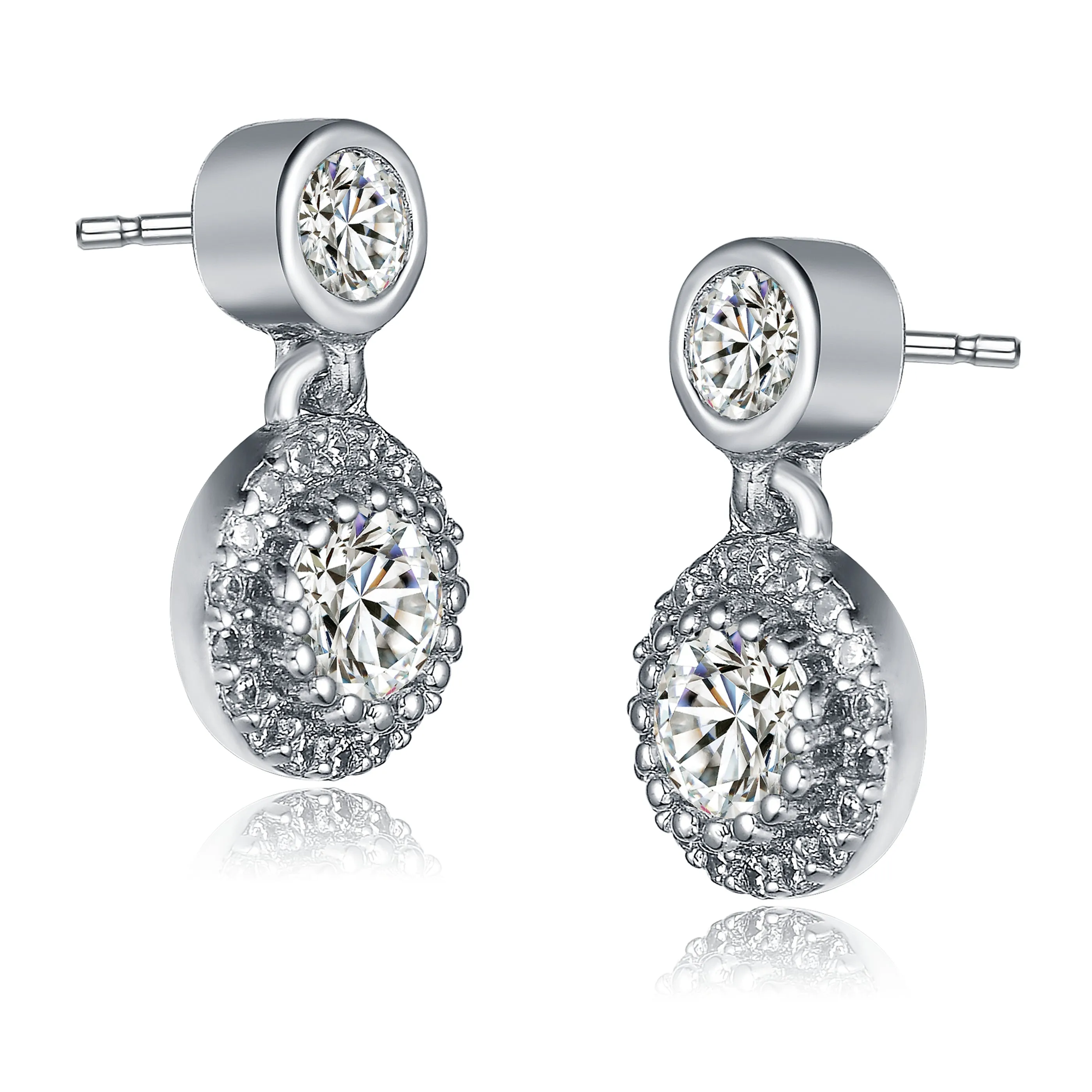 Audrey Solitaire Earrings