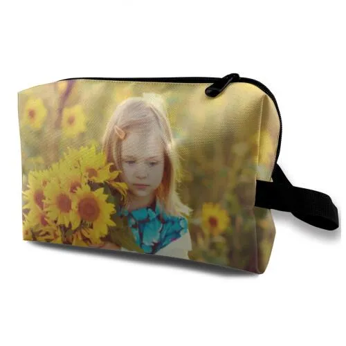 Back To School Gifts Personalized Photo Cosmetic Storage Bag