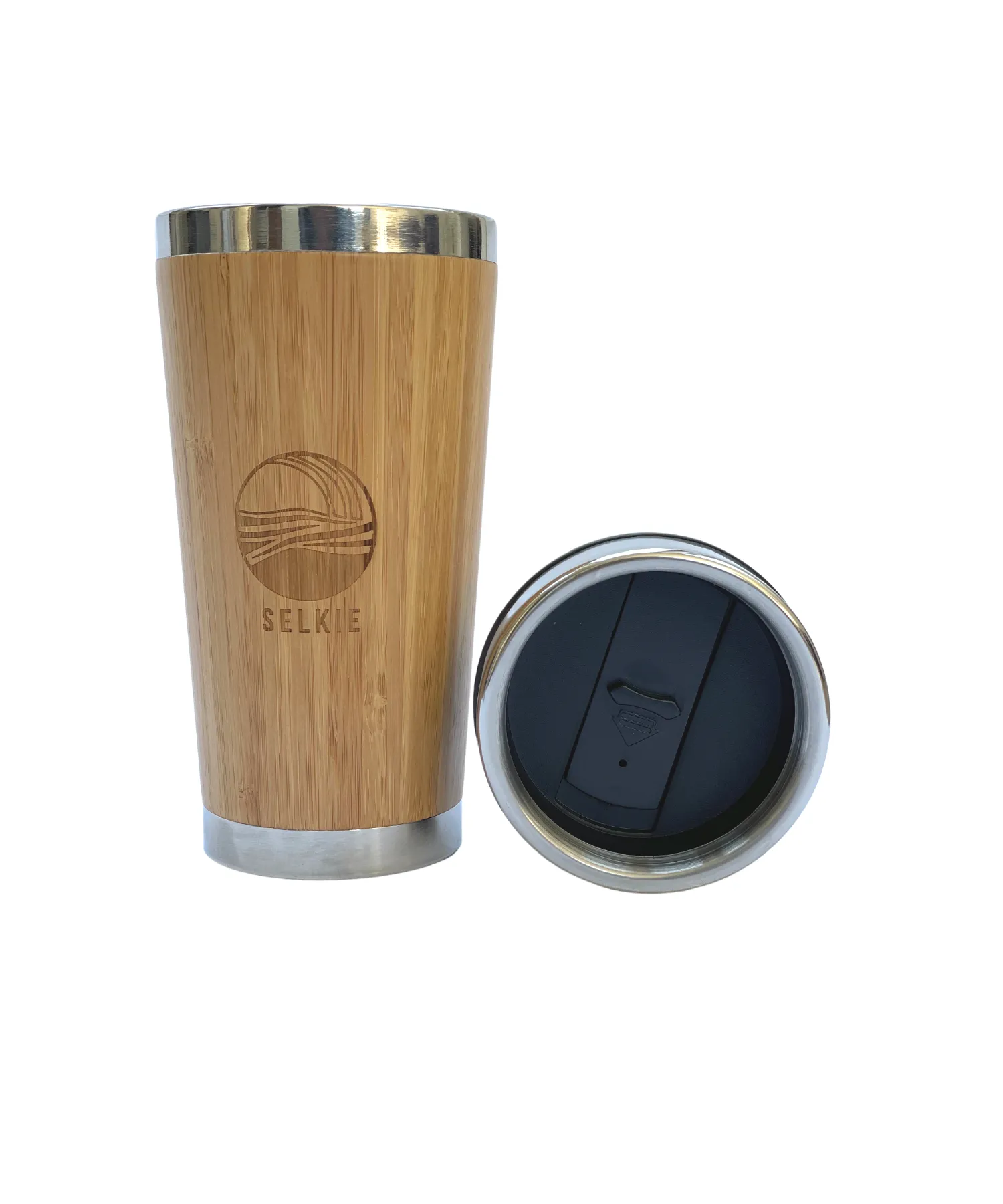 BAMBOO WAVE TRAVEL MUG