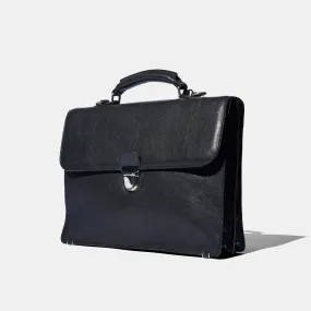 Baron - Briefcase BLACK GRAIN LEATHER