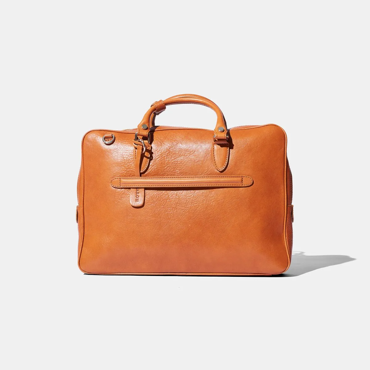 Baron - Slim Briefcase BROWN GRAIN LEATHER