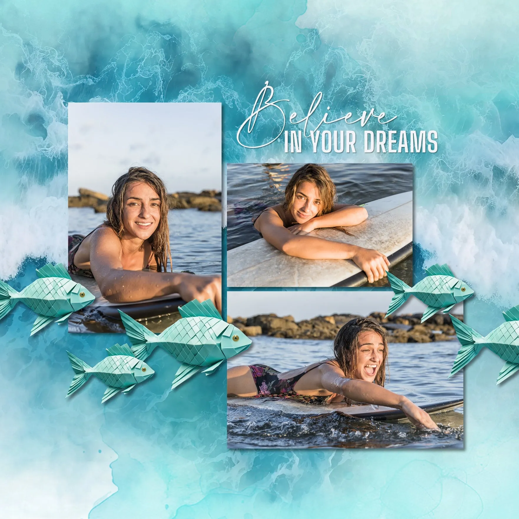 Beach 2 Digital Scrapbook Bundle