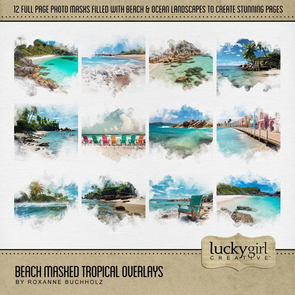 Beach 2 Digital Scrapbook Bundle