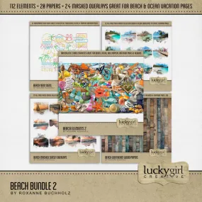 Beach 2 Digital Scrapbook Bundle