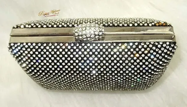 Beautiful Black Clutch Party Clutch Evening Party Cocktail Purse for women