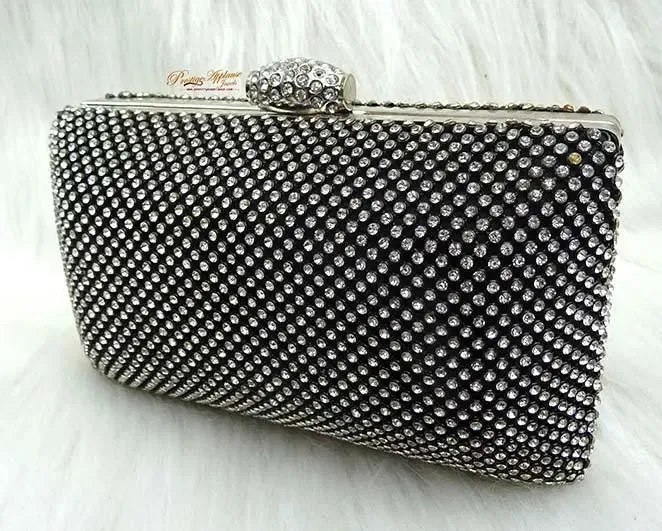 Beautiful Black Clutch Party Clutch Evening Party Cocktail Purse for women