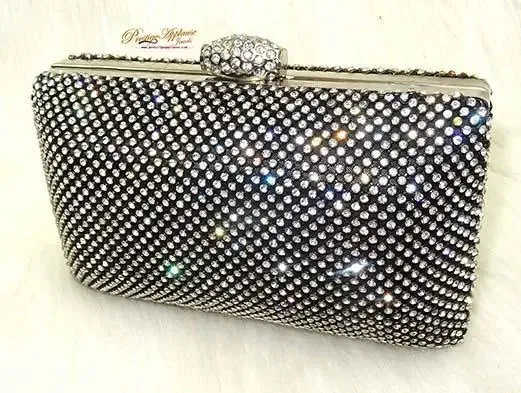 Beautiful Black Clutch Party Clutch Evening Party Cocktail Purse for women