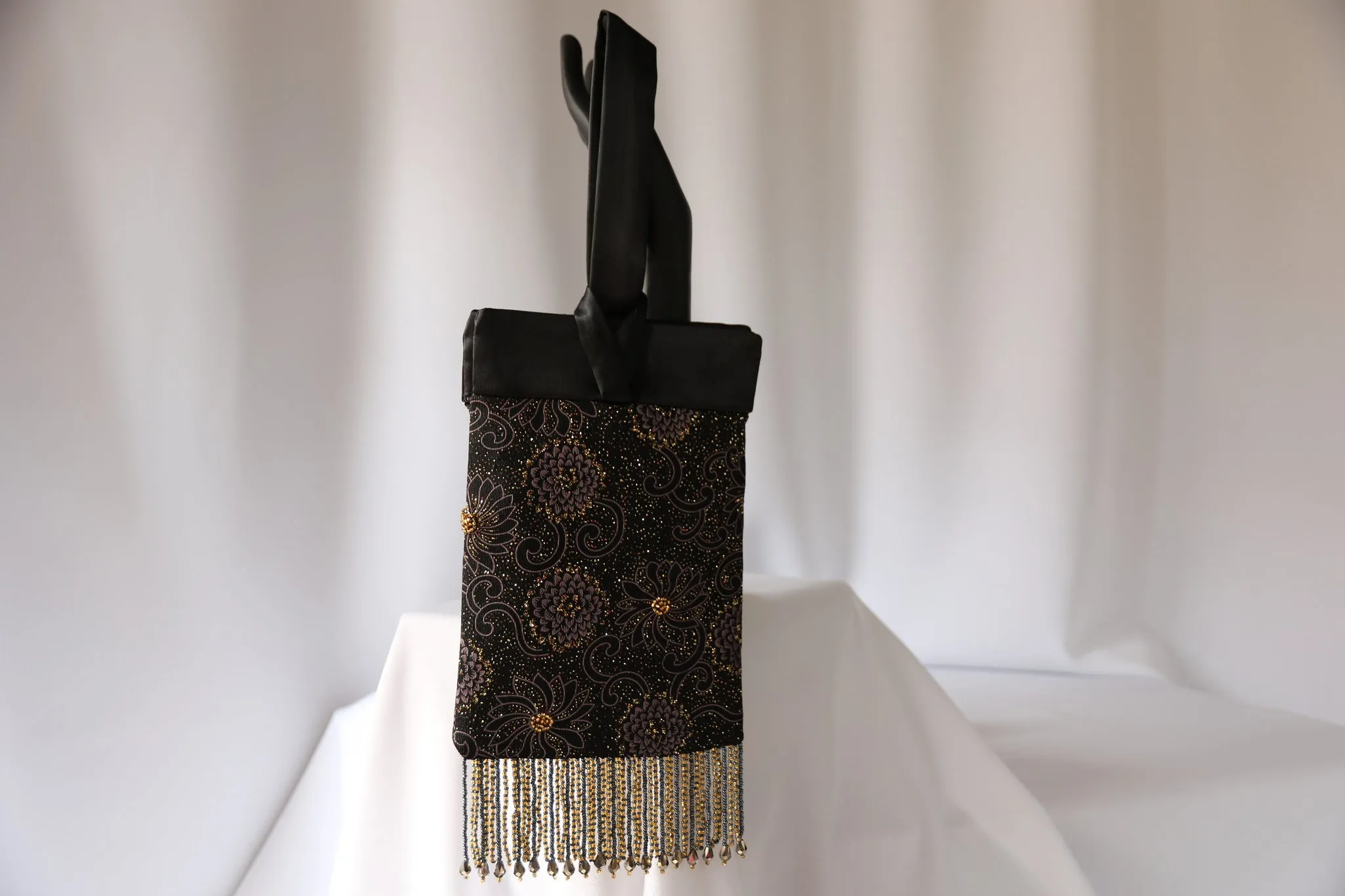 Black and Gold Evening Bag