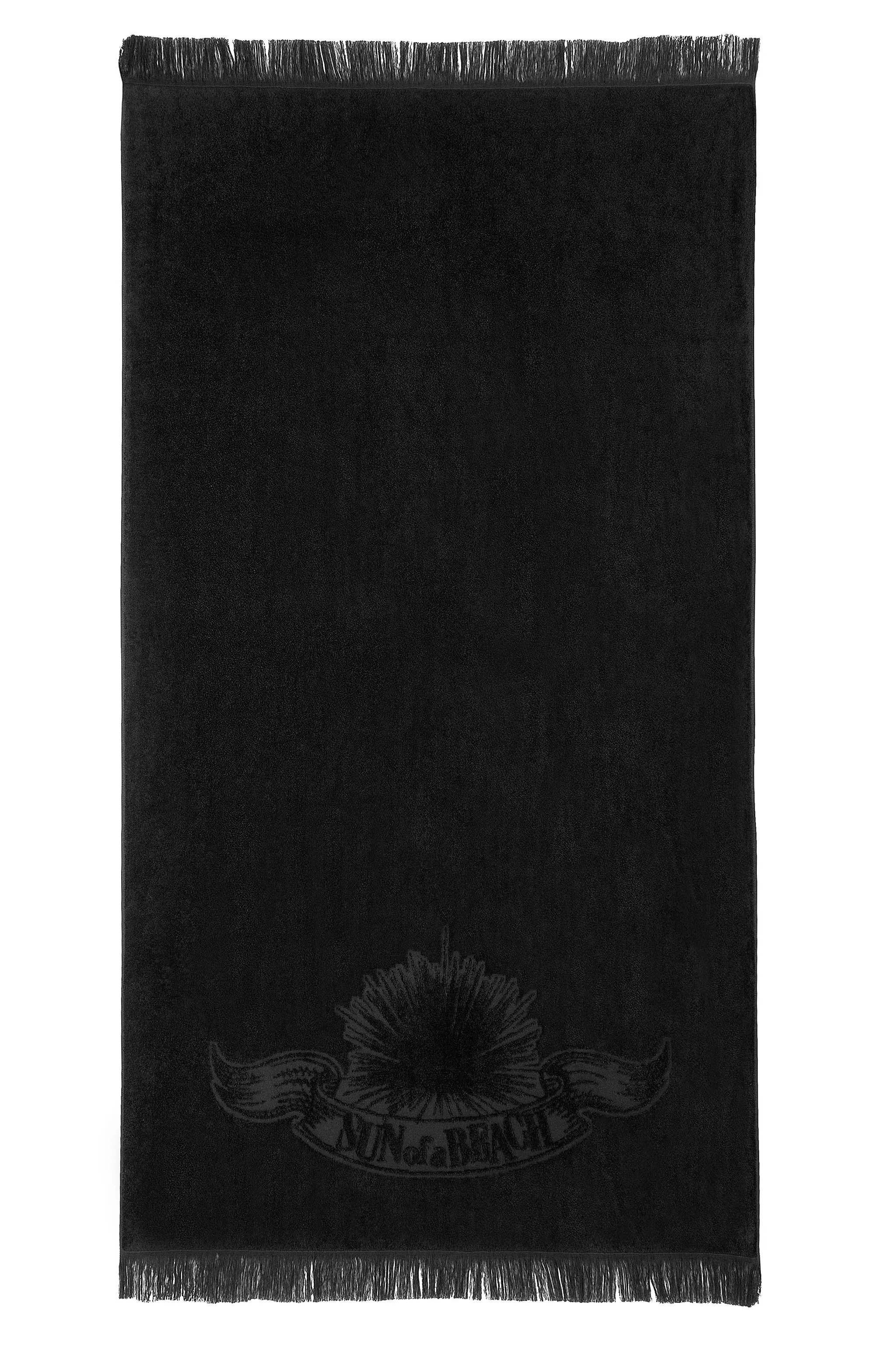 Black | Monochrome Beach Towel