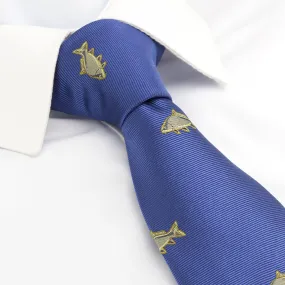 Blue Carp Silk Tie