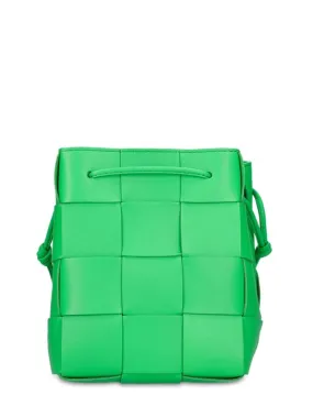 Bottega Veneta   Small Cassette leather bucket bag 