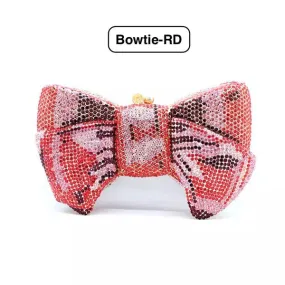 Bowtie-Red Women Clutch Evening Bag