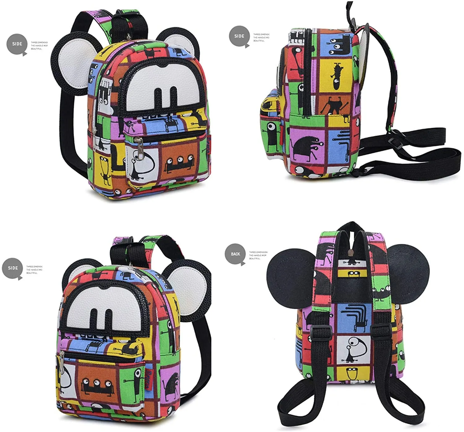 Bravo BTS Mini Ears Backpack, 9" (Donkey)