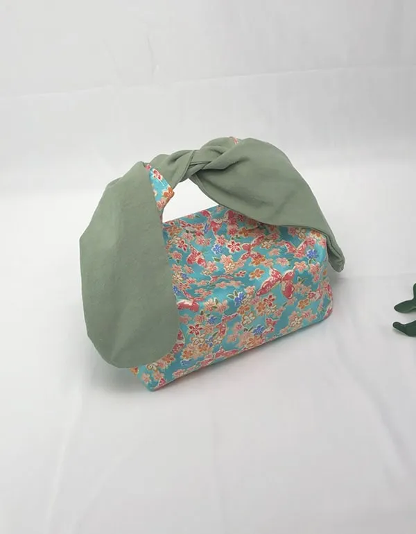 Bunny Ear Flower Canvas Lunch Bag