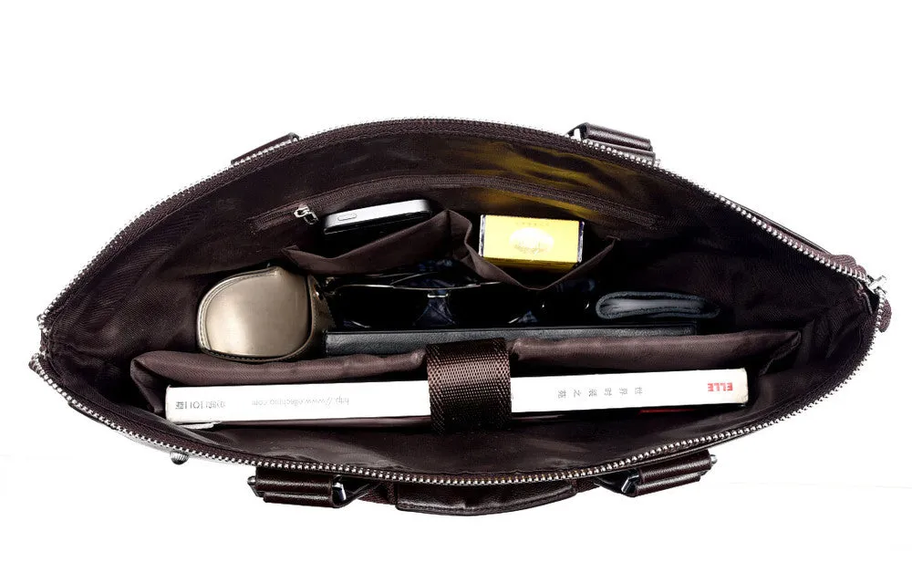 Business Casual Leather Briefcase