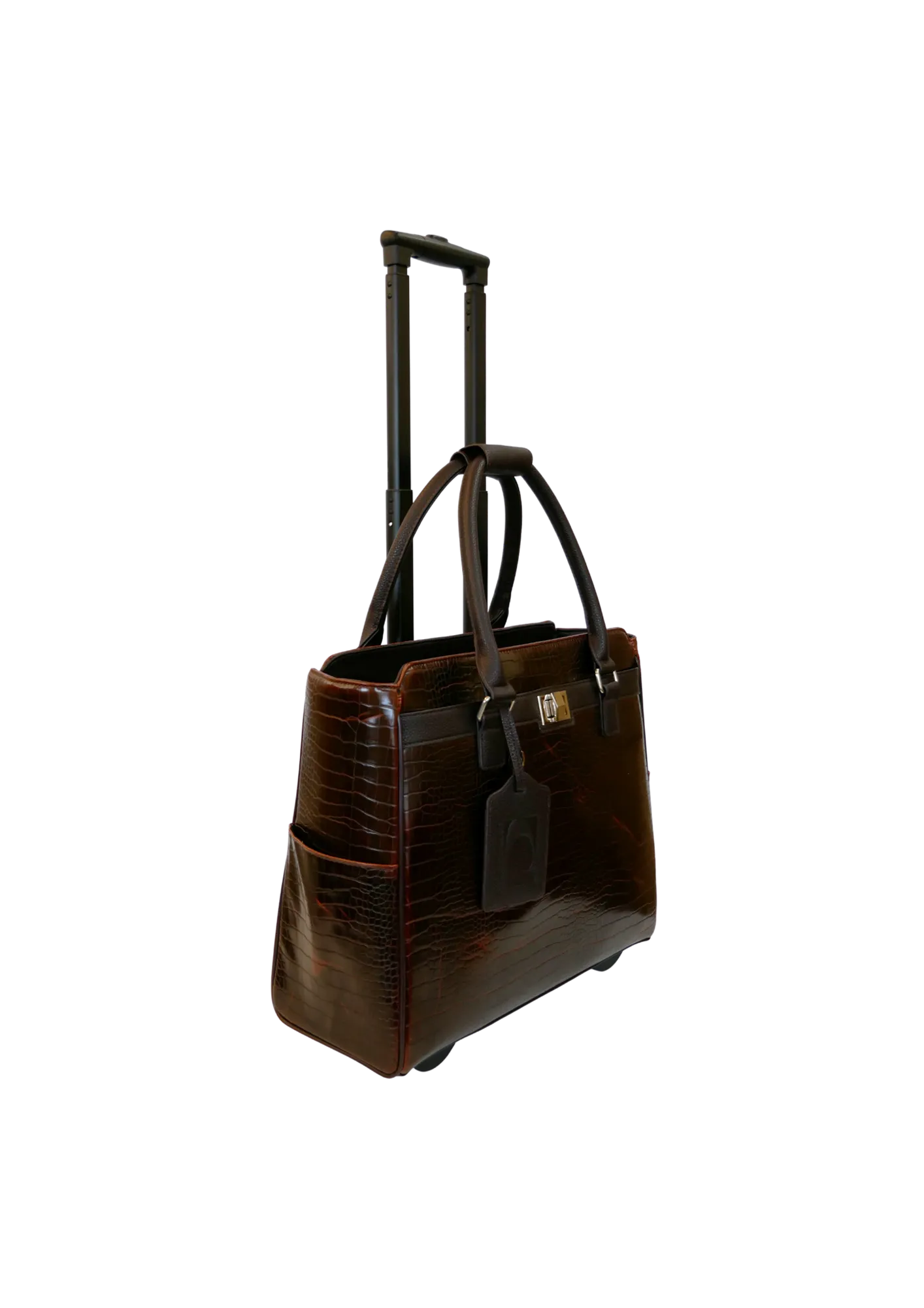 Cabrelli Cassandra Croc Roller briefcase