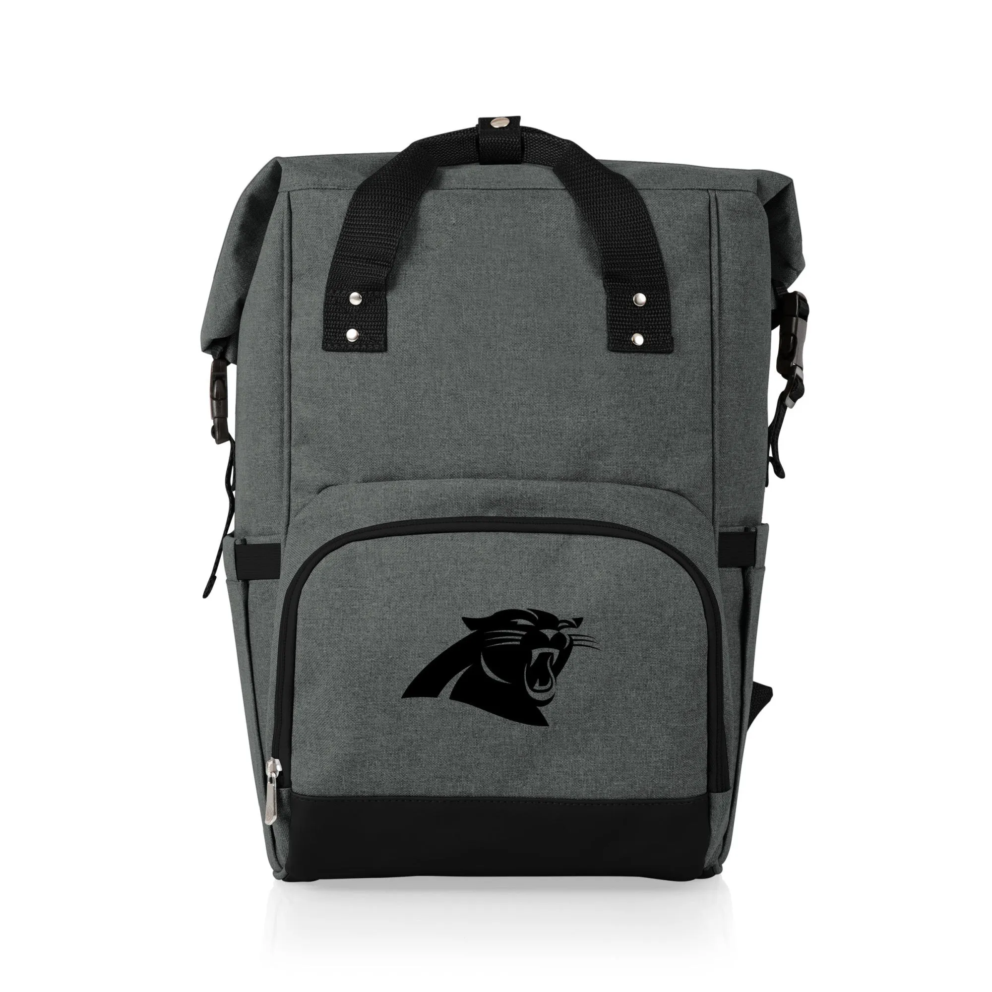 Carolina Panthers - On The Go Roll-Top Backpack Cooler