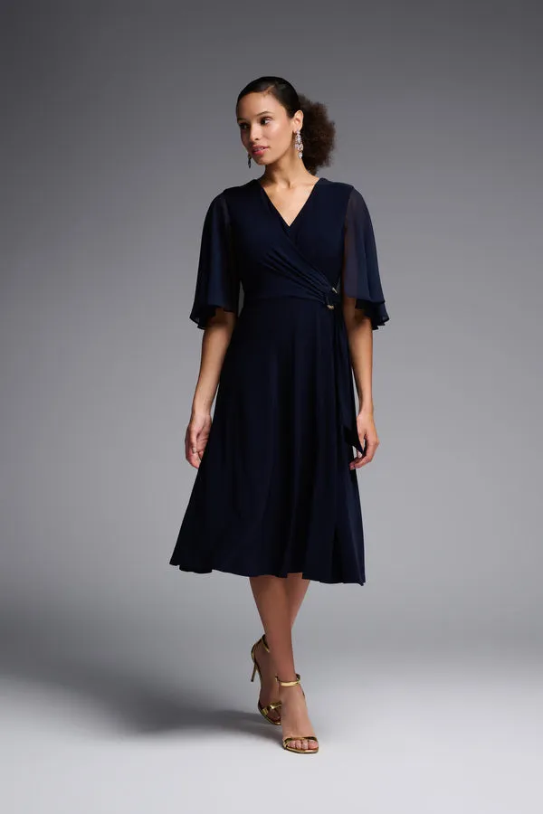 CHIFFON SLEEVE DRESS