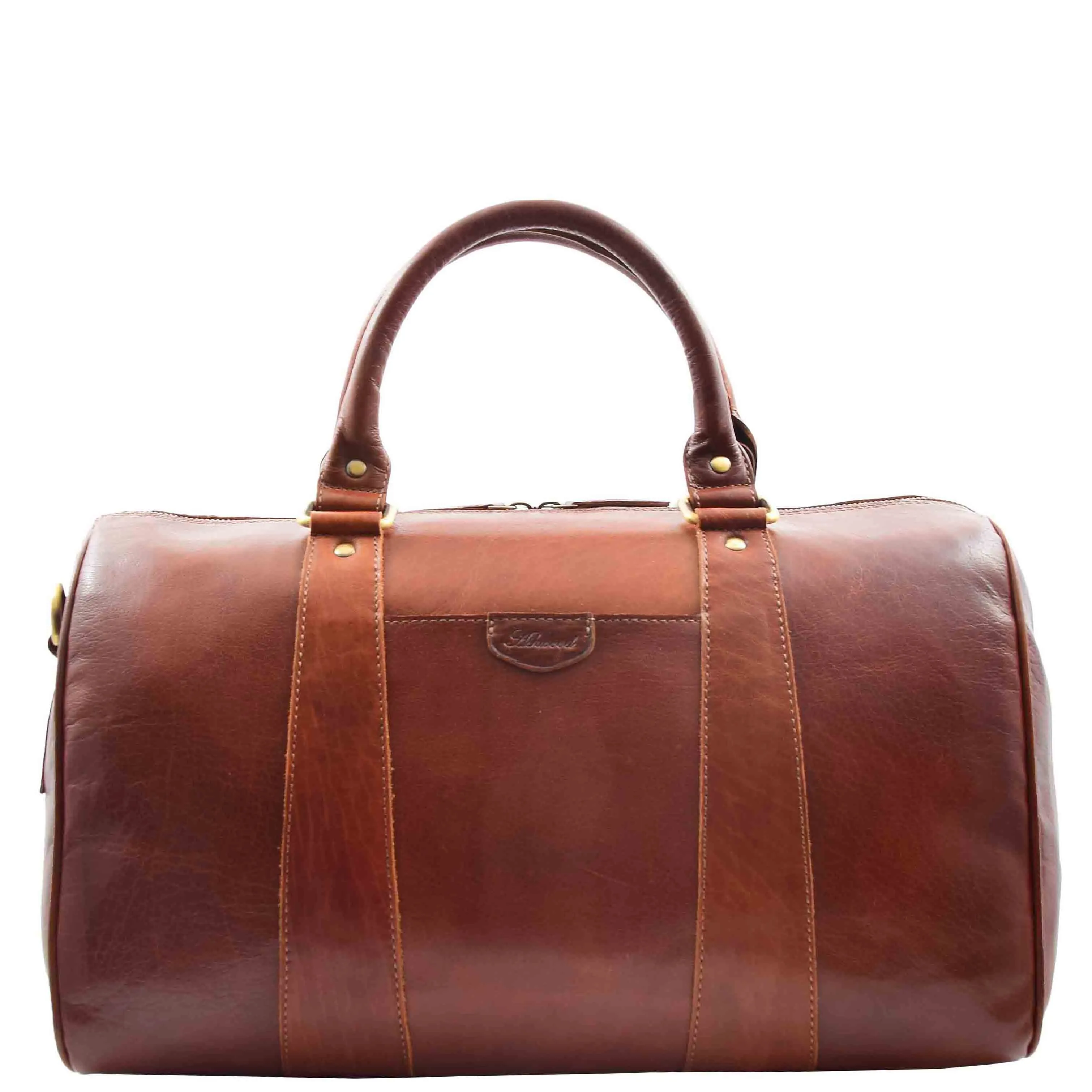 Classic Two Tone Weekend Bag Genoa Chestnut