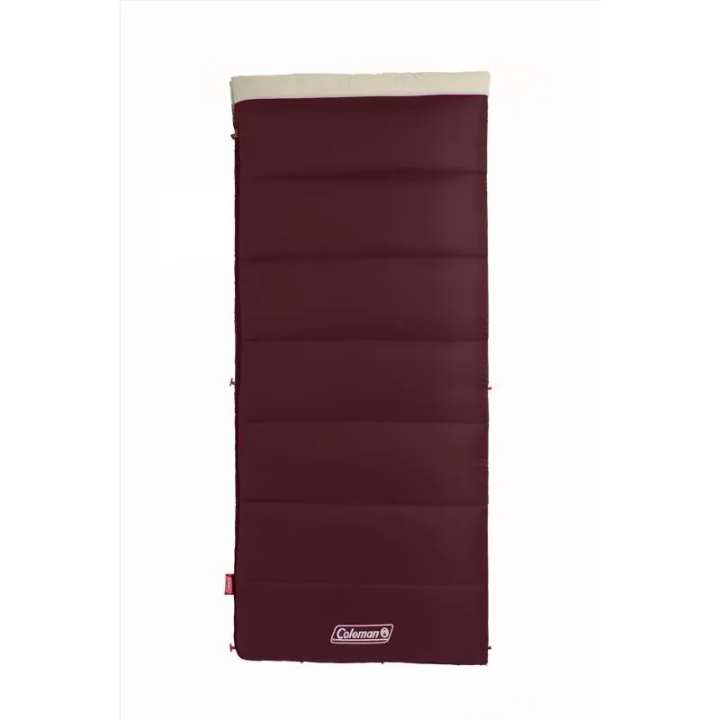 Coleman Autumn Glen Burgundy Sleeping Bag 2 in. H X 33 in. W X 75 in. L 1 pk