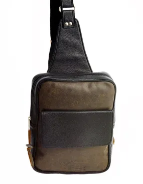 Compact Cross-Body Bag - Unisex Men’s or Women’s Leather Pack