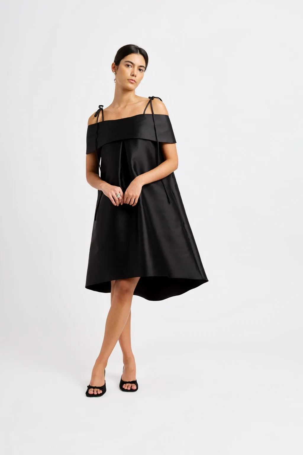 Cora Trapeze Dress Black