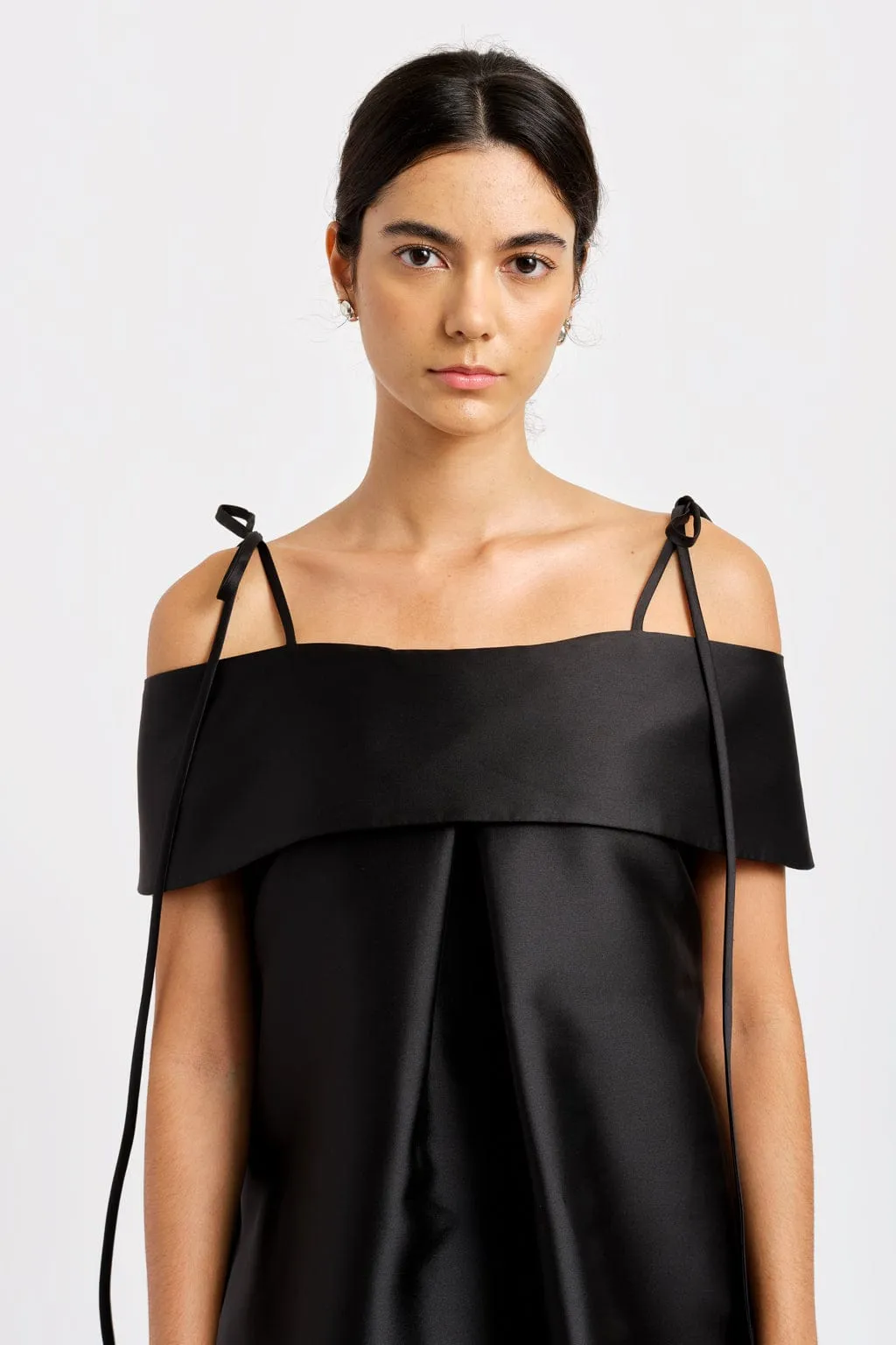 Cora Trapeze Dress Black