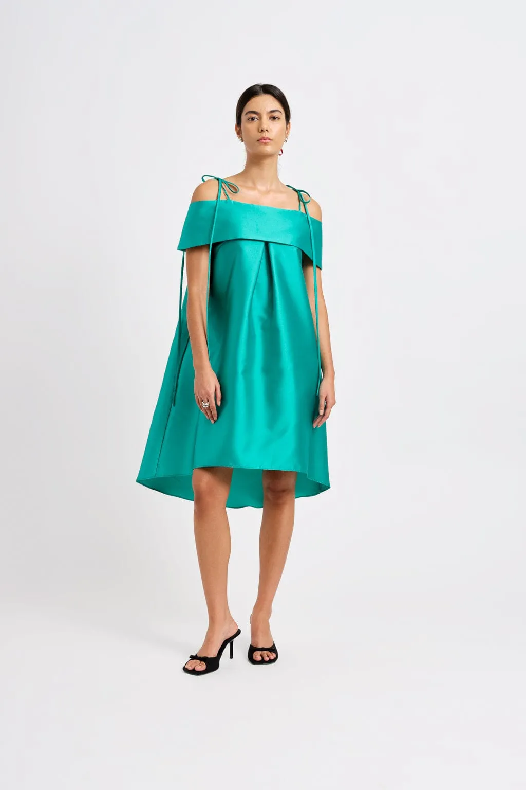 Cora Trapeze Dress Mermaid Teal