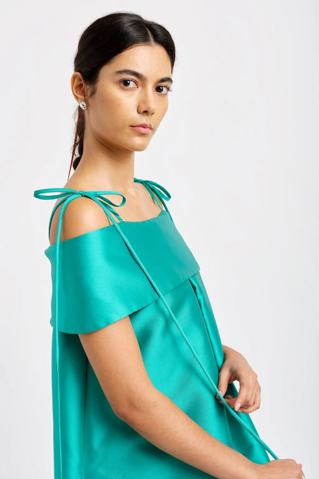 Cora Trapeze Dress Mermaid Teal