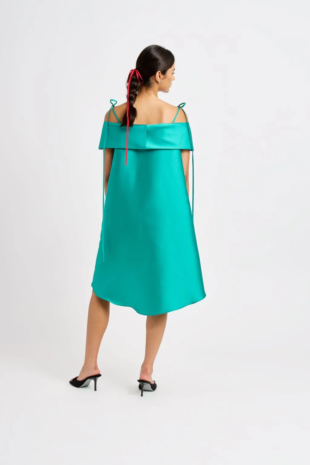 Cora Trapeze Dress Mermaid Teal