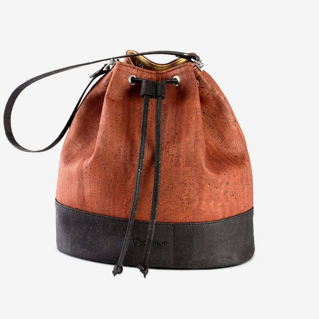 Cork Bucket Bag