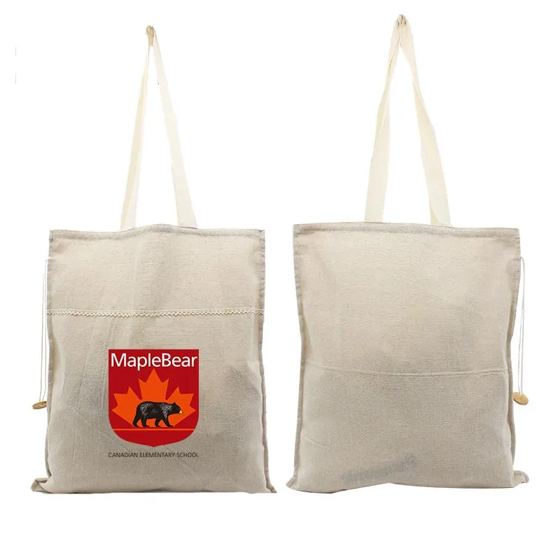 Cotton Tote Bag With Carrying Handles