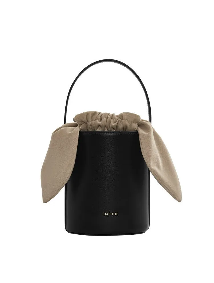 Cowhide Bucket Bag Female