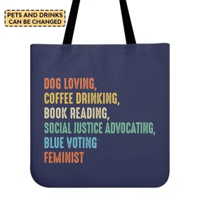 Custom Pet And Drink Book Lovers Gift TBF566