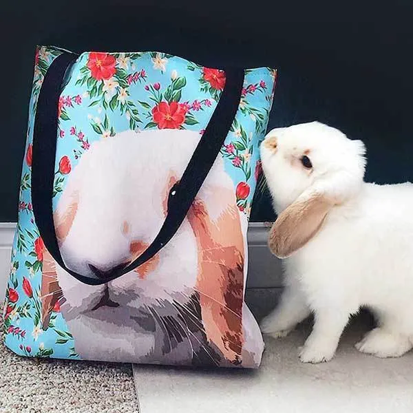 Custom Pet Art Tote Bag