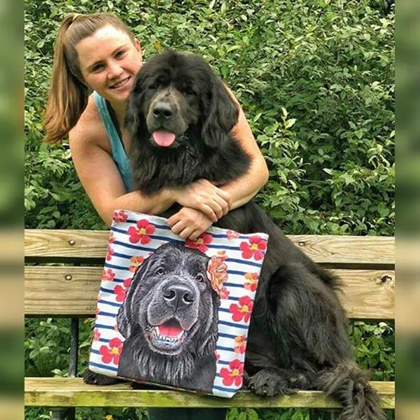 Custom Pet Art Tote Bag