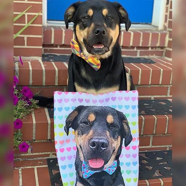 Custom Pet Art Tote Bag