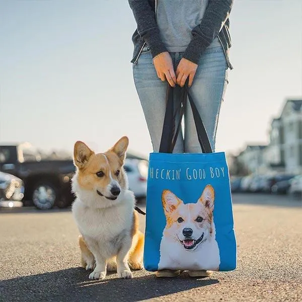 Custom Pet Art Tote Bag