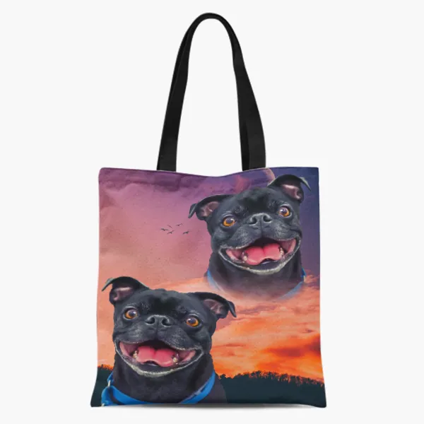 Custom Pet Art Tote Bag