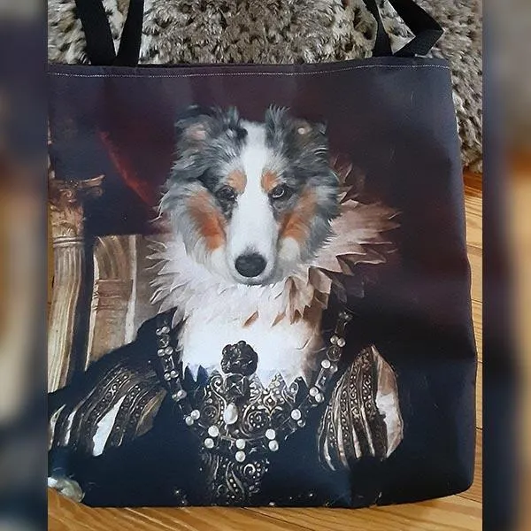 Custom Pet Art Tote Bag