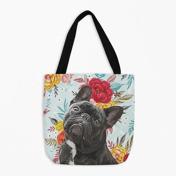 Custom Pet Art Tote Bag